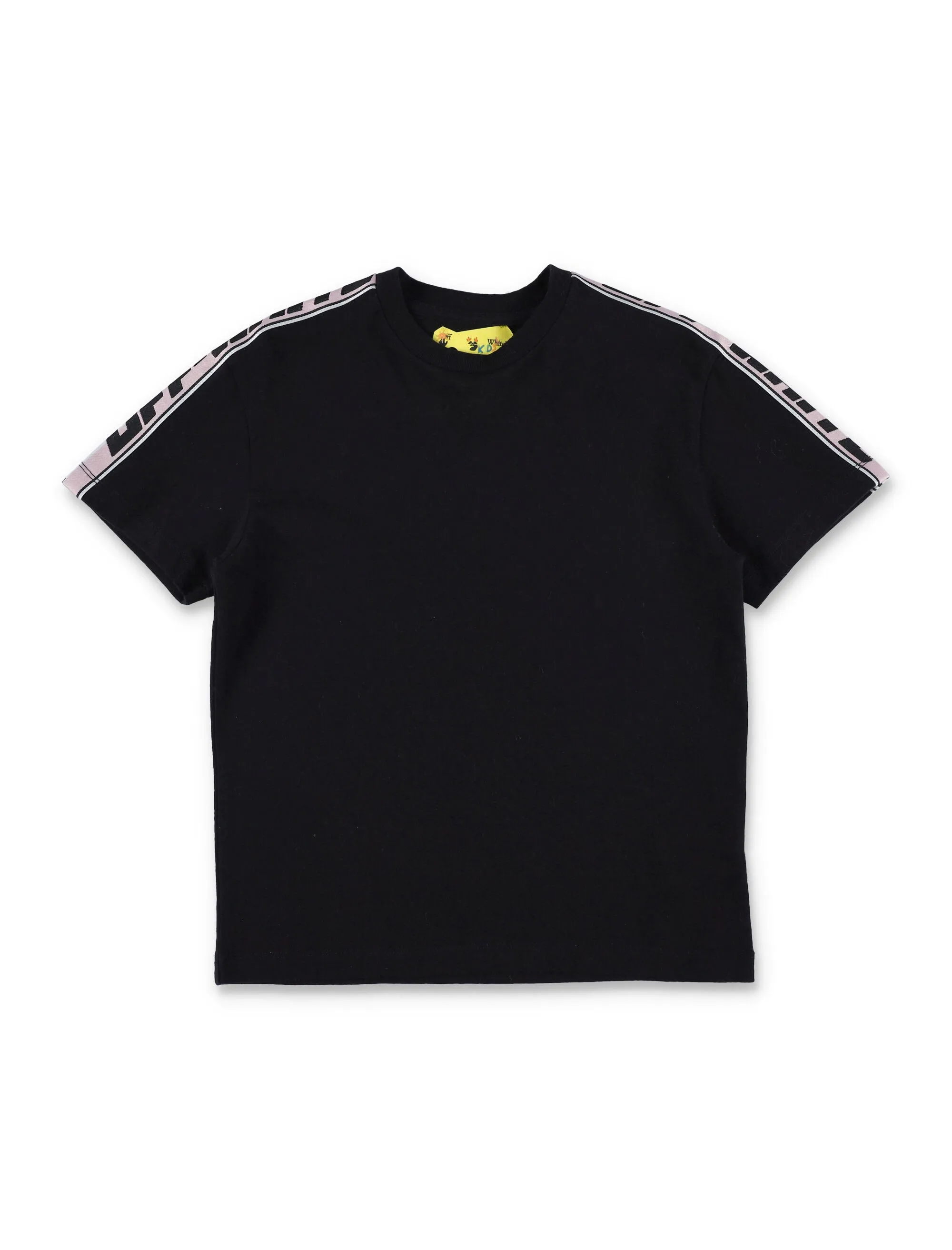 Off-White Kids Logo Printed Crewneck T-Shirt