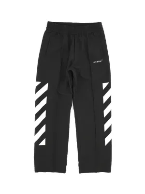 Off-White Kids Logo Printed Straight Leg Track Pants