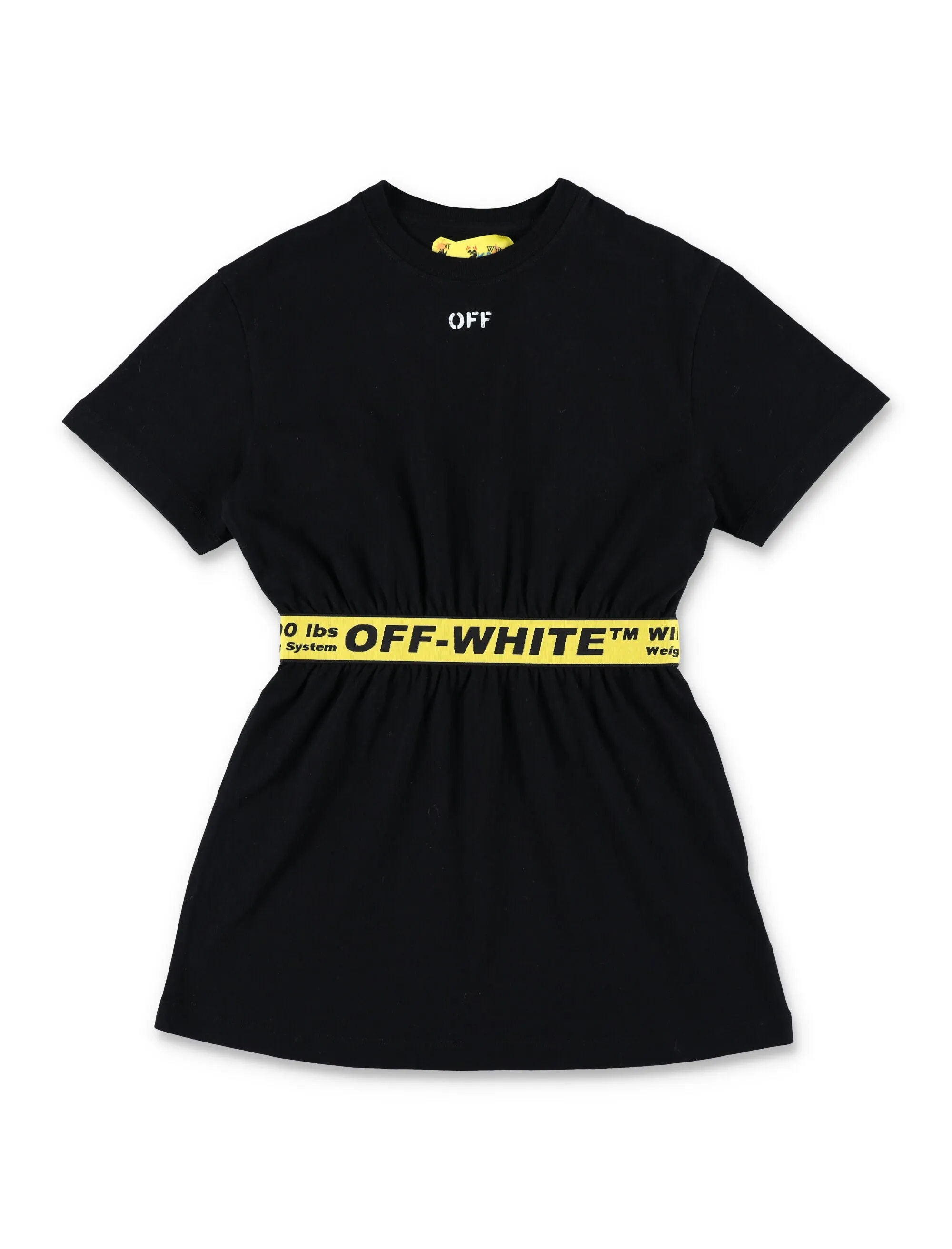 Off-White Kids Logo Tape Short Sleeved T-Shirt Dress