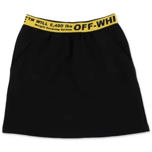 Off-White Kids Logo Waistband Skirt