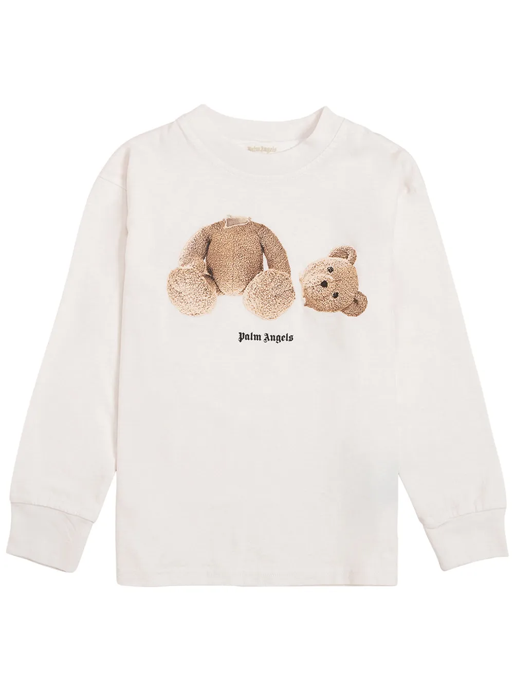 Palm Angels Kids Bear Print Long-Sleeve T-Shirt