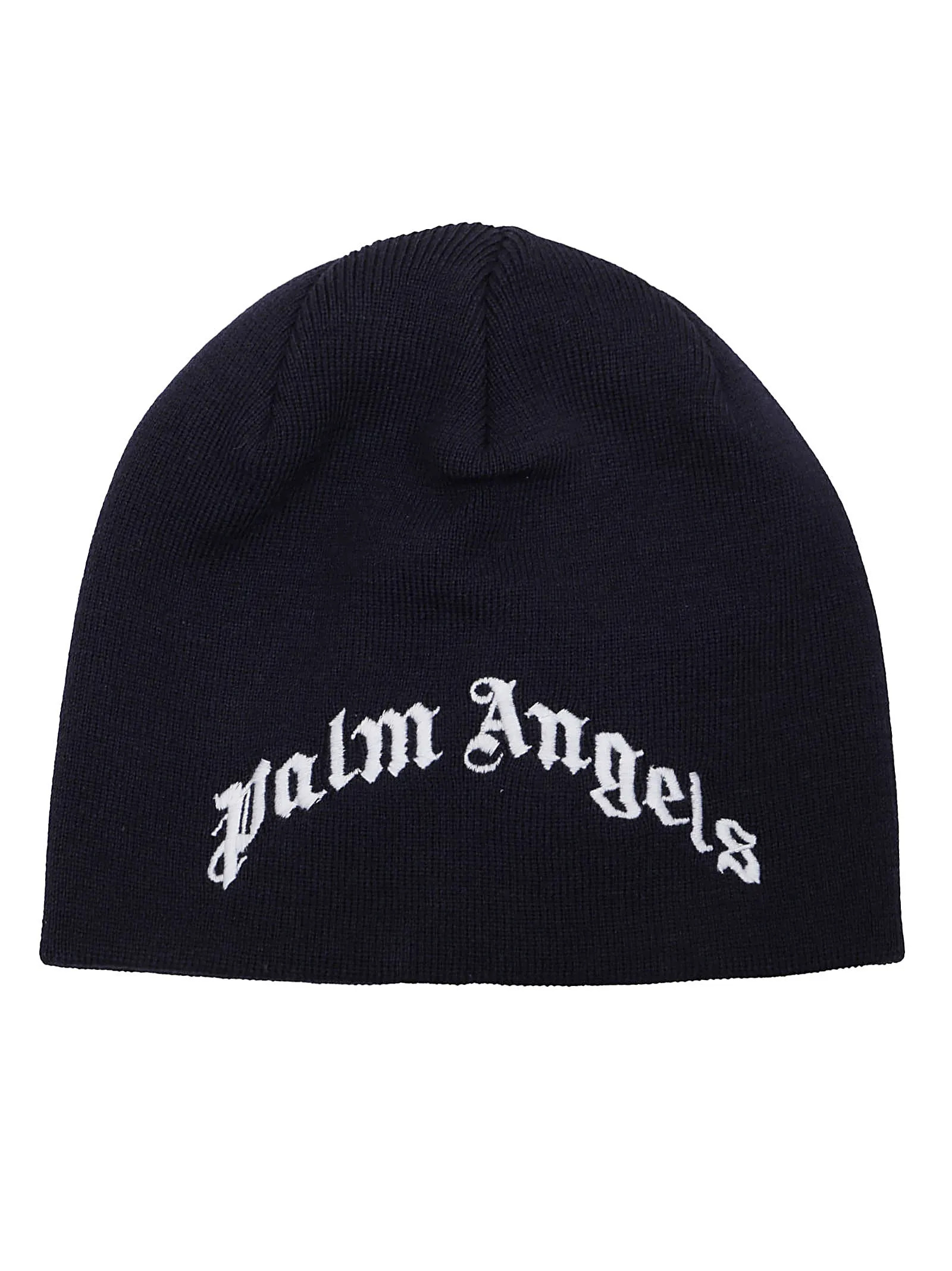 Palm Angels Kids Logo Embroidered Beanie