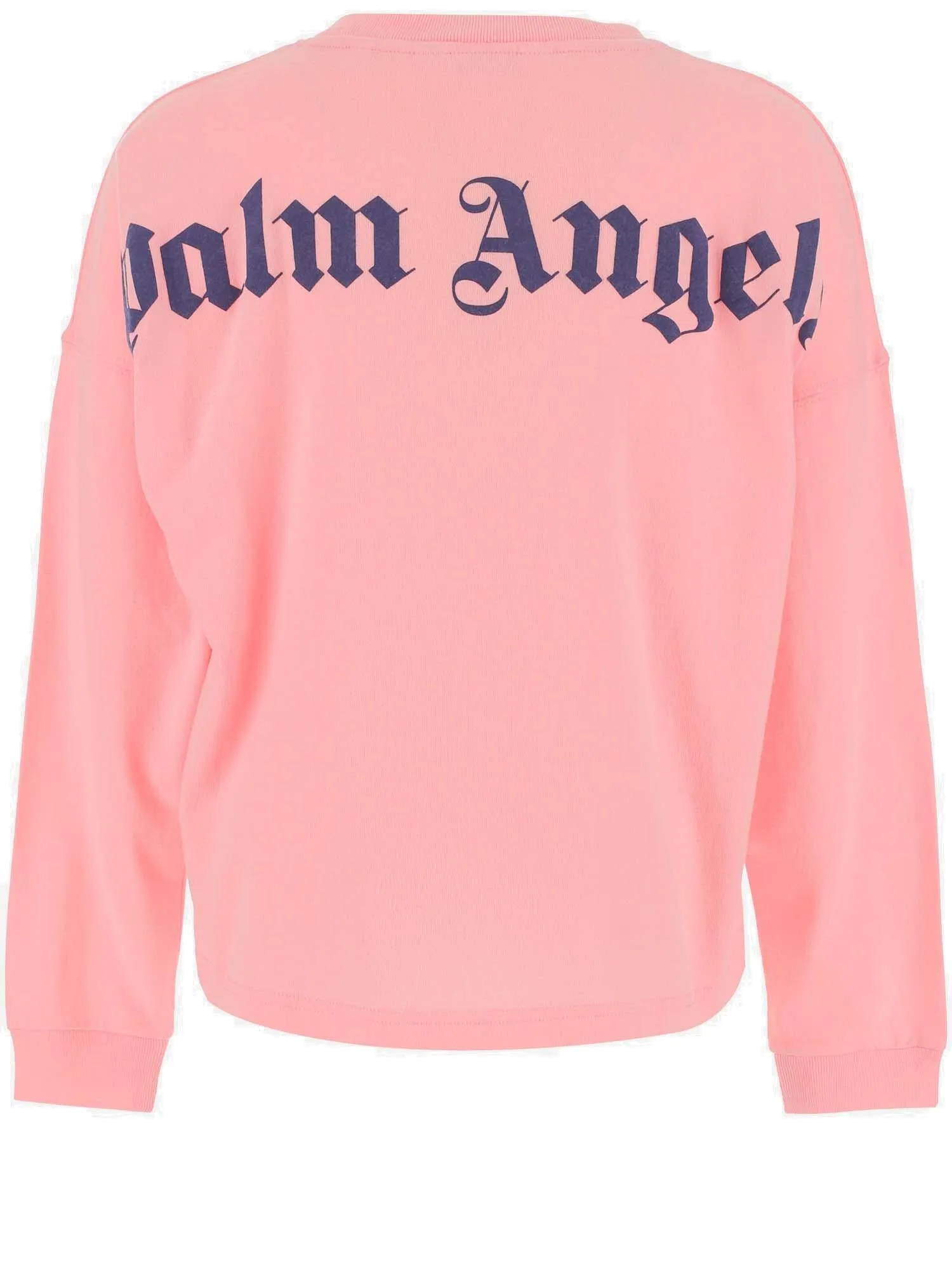 Palm Angels Kids Logo Print Crewneck Long-Sleeve T-Shirt