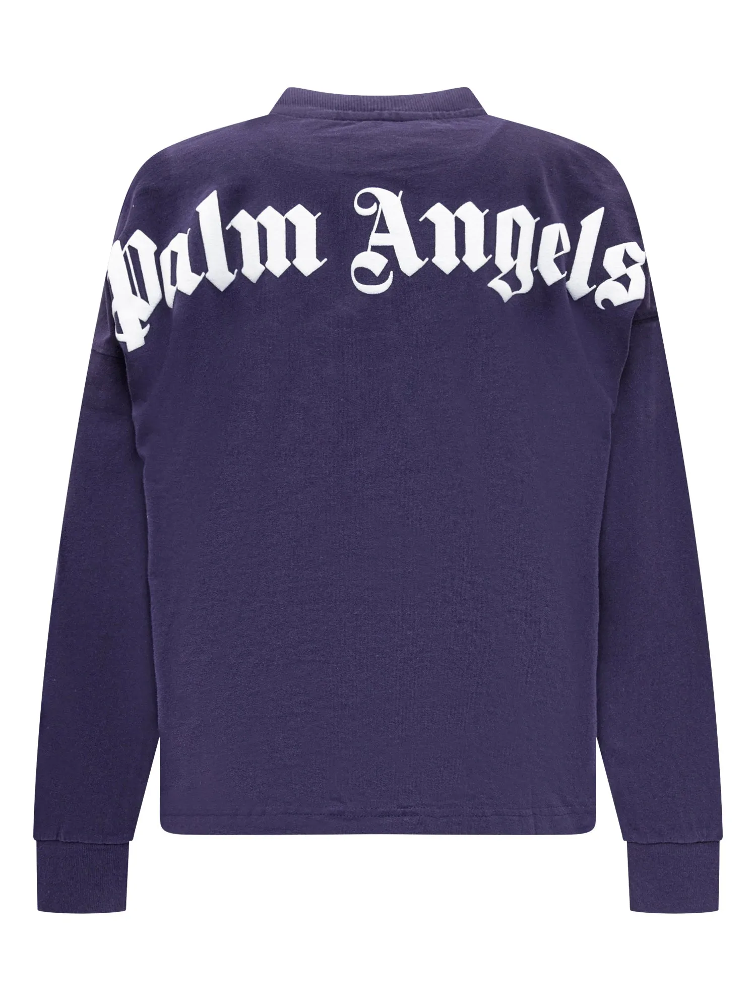Palm Angels Kids Logo Print Crewneck Sweatshirt