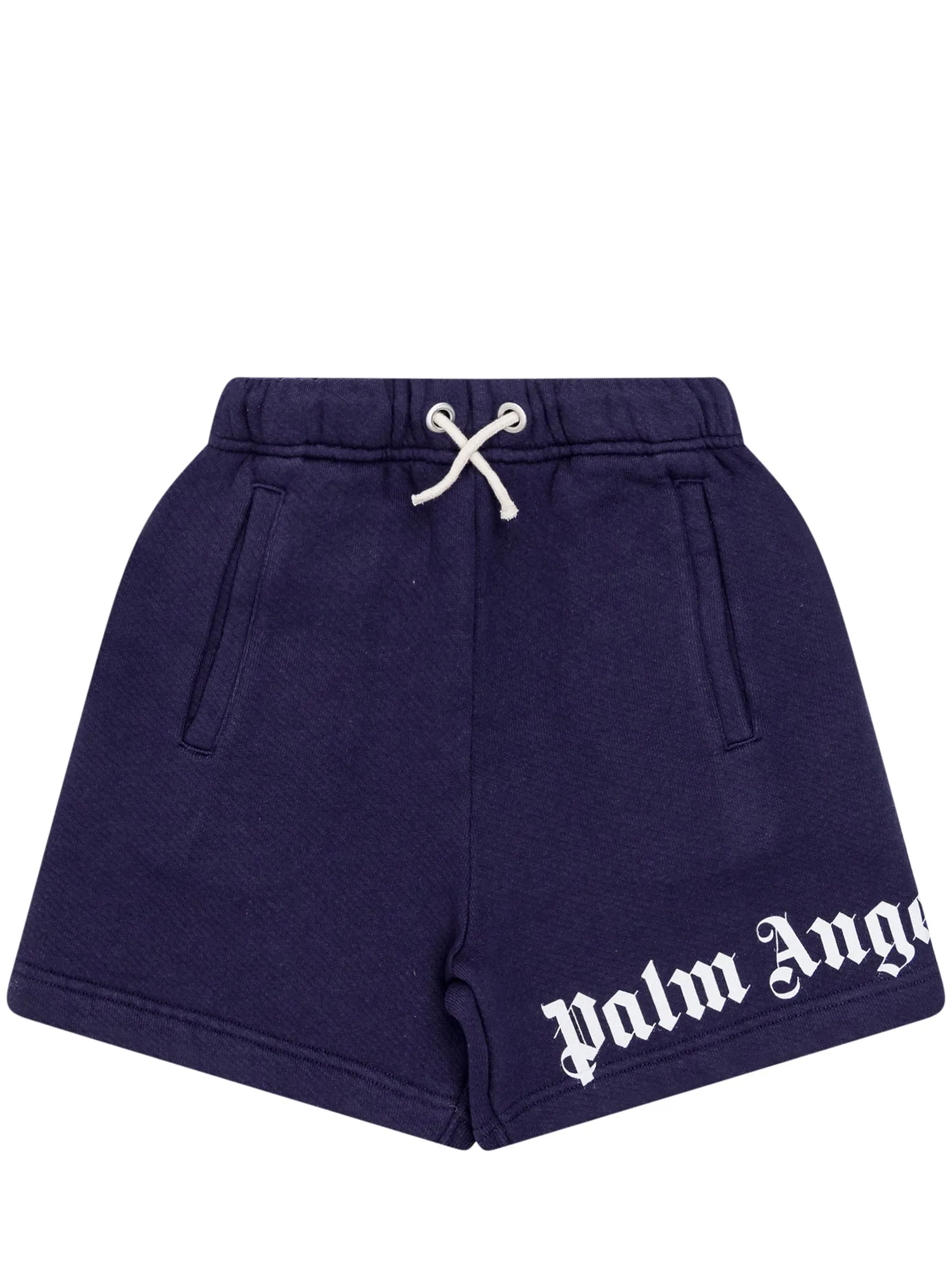 Palm Angels Kids Logo Print Drawstring Shorts