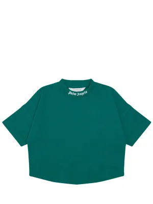 Palm Angels Kids Logo Print T-Shirt