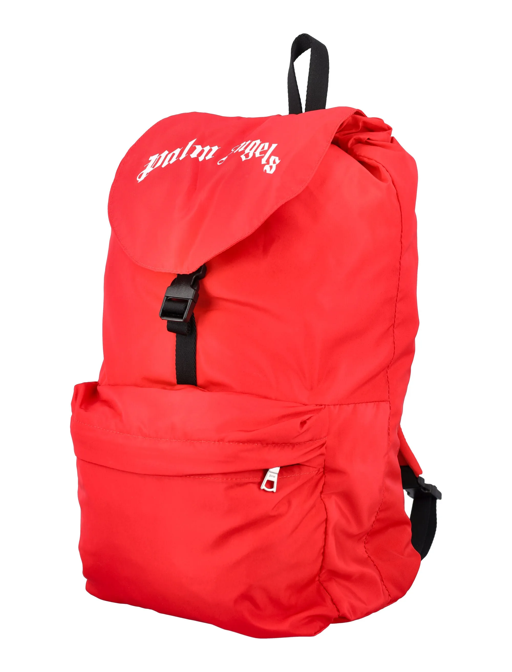 Palm Angels Kids Logo Printed Drawstring Backpack