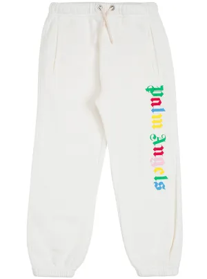 Palm Angels Kids Logo Printed Pants