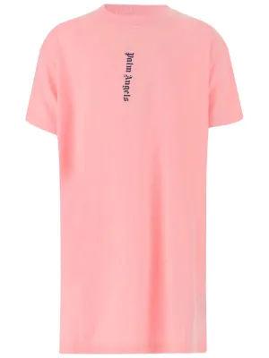 Palm Angels Kids Logo Printed T-Shirt Dress