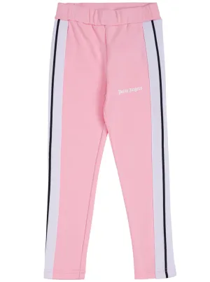Palm Angels Kids Side Stripe Logo Track Leggings