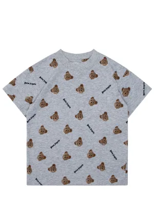 Palm Angels Kids Teddy Bear Print T-Shirt