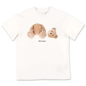 Palm Angels Kids Teddy Bear Print T-Shirt