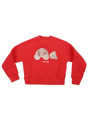 Palm Angels Kids Teddy Bear Printed Sweatshirt
