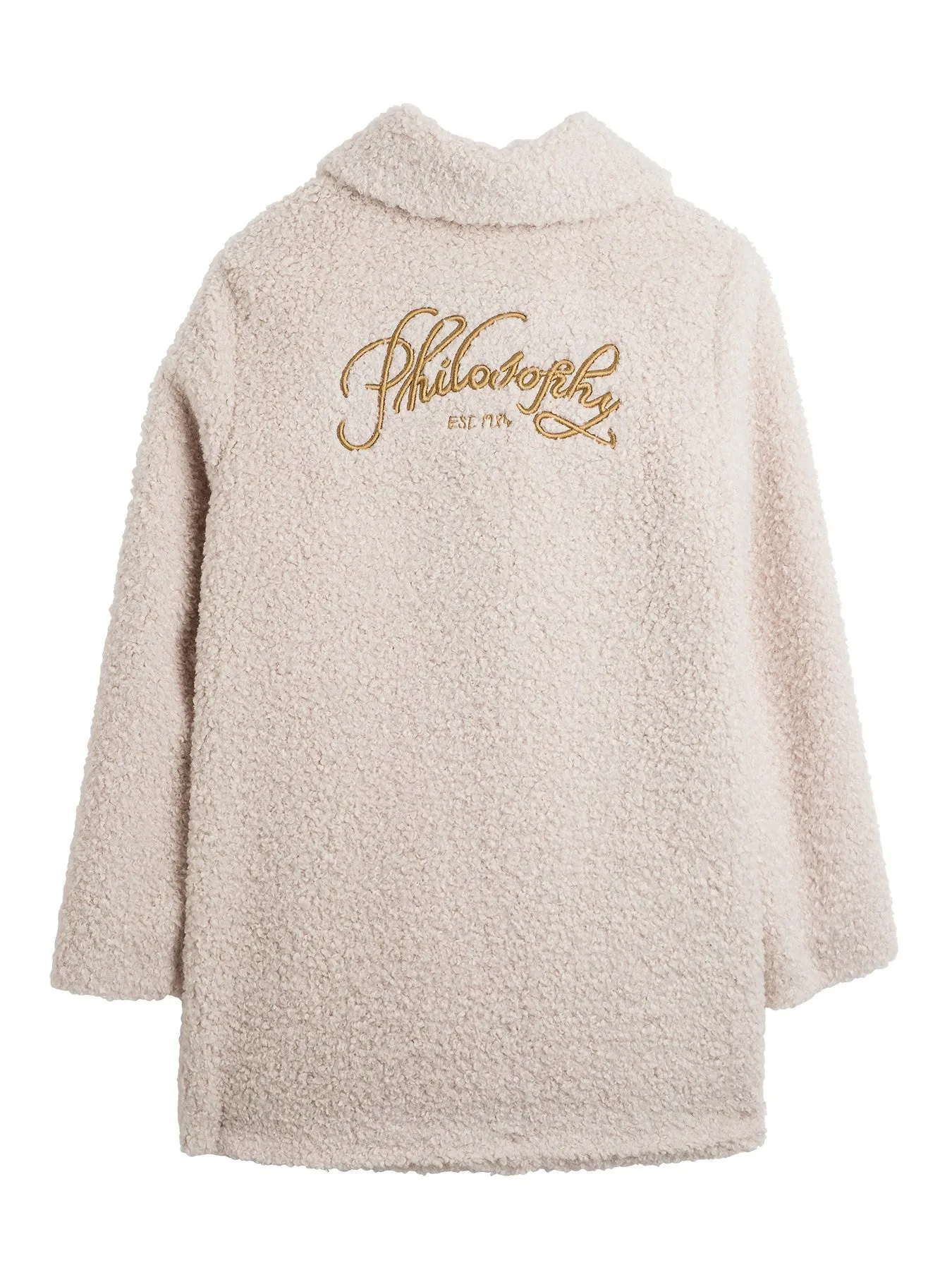 Philosophy Di Lorenzo Serafini Kids Faux Shearling Coat