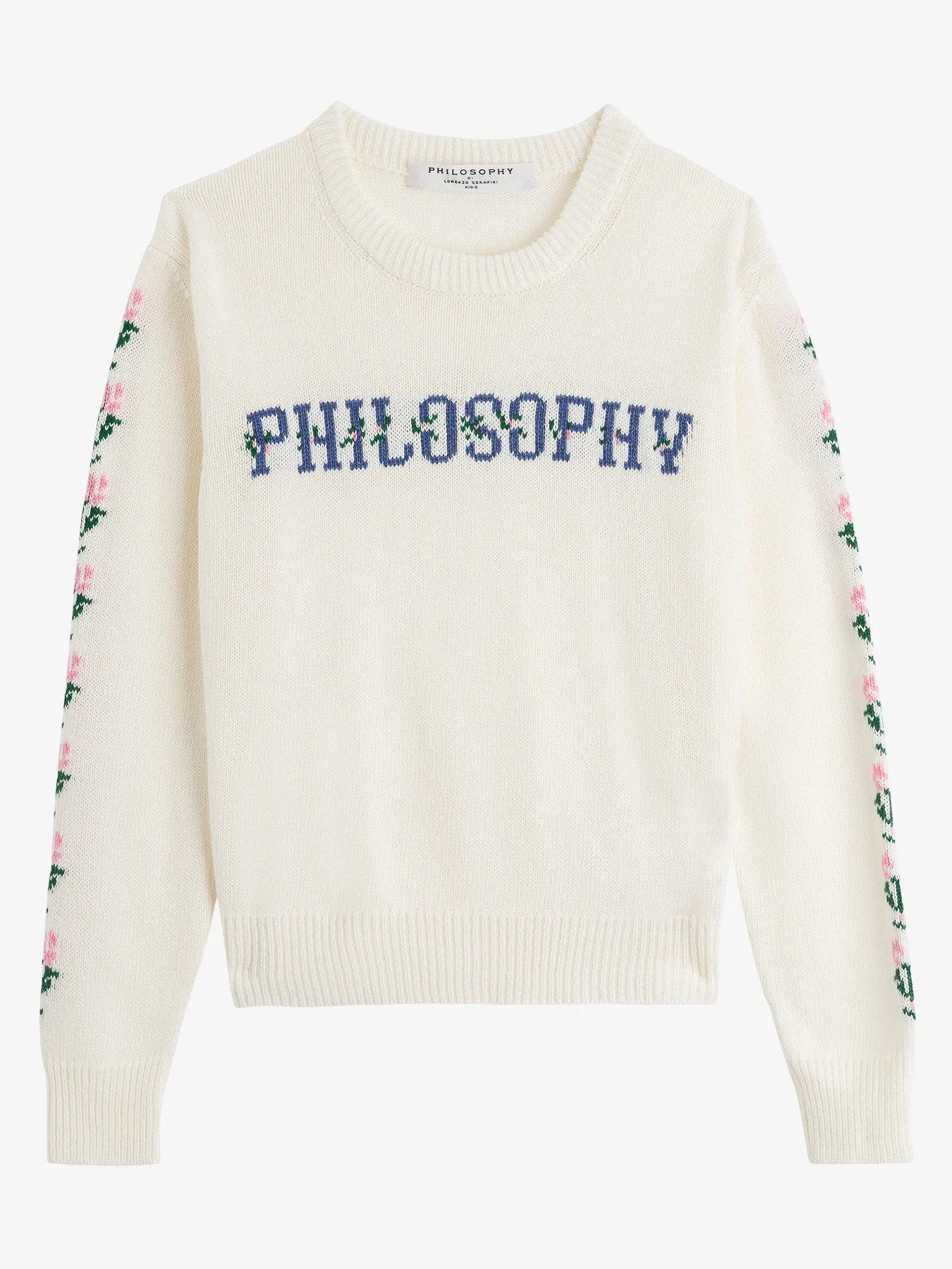 Philosophy Di Lorenzo Serafini Kids Logo Intarsia Knit Jumper