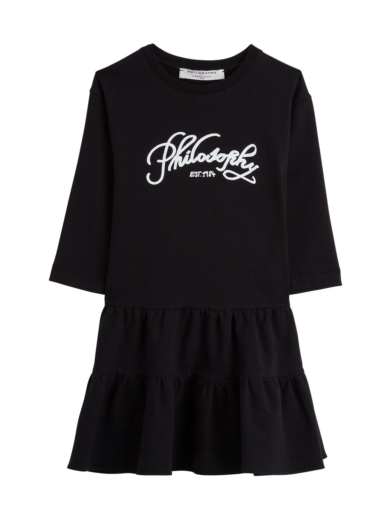 Philosophy Di Lorenzo Serafini Kids Logo Print A-Line Dress