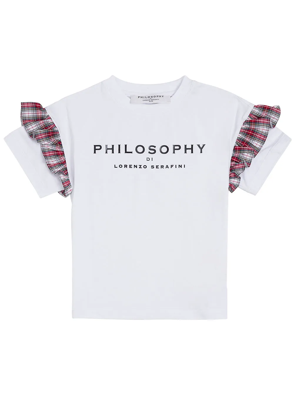 Philosophy Di Lorenzo Serafini Kids Logo Print Ruffled T-Shirt