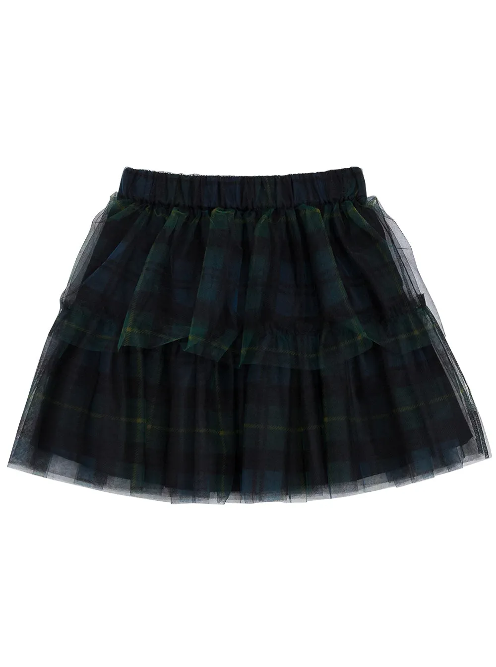 Philosophy Di Lorenzo Serafini Kids Tartan Tulle Skirt