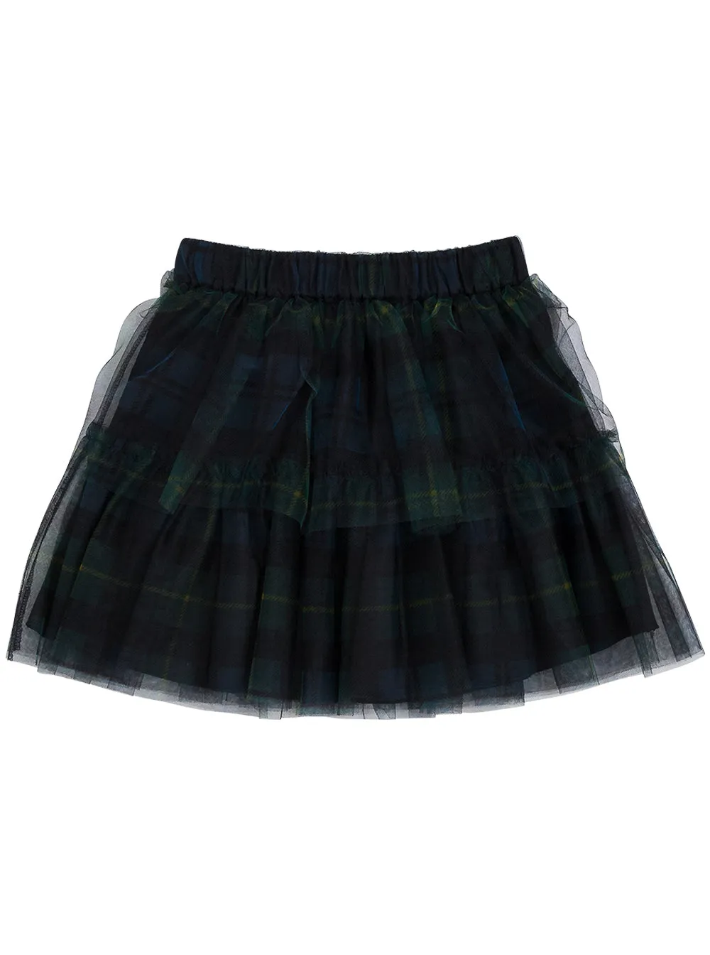 Philosophy Di Lorenzo Serafini Kids Tartan Tulle Skirt
