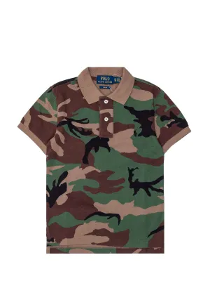 Ralph Lauren Kids Camouflage Print Polo Shirt