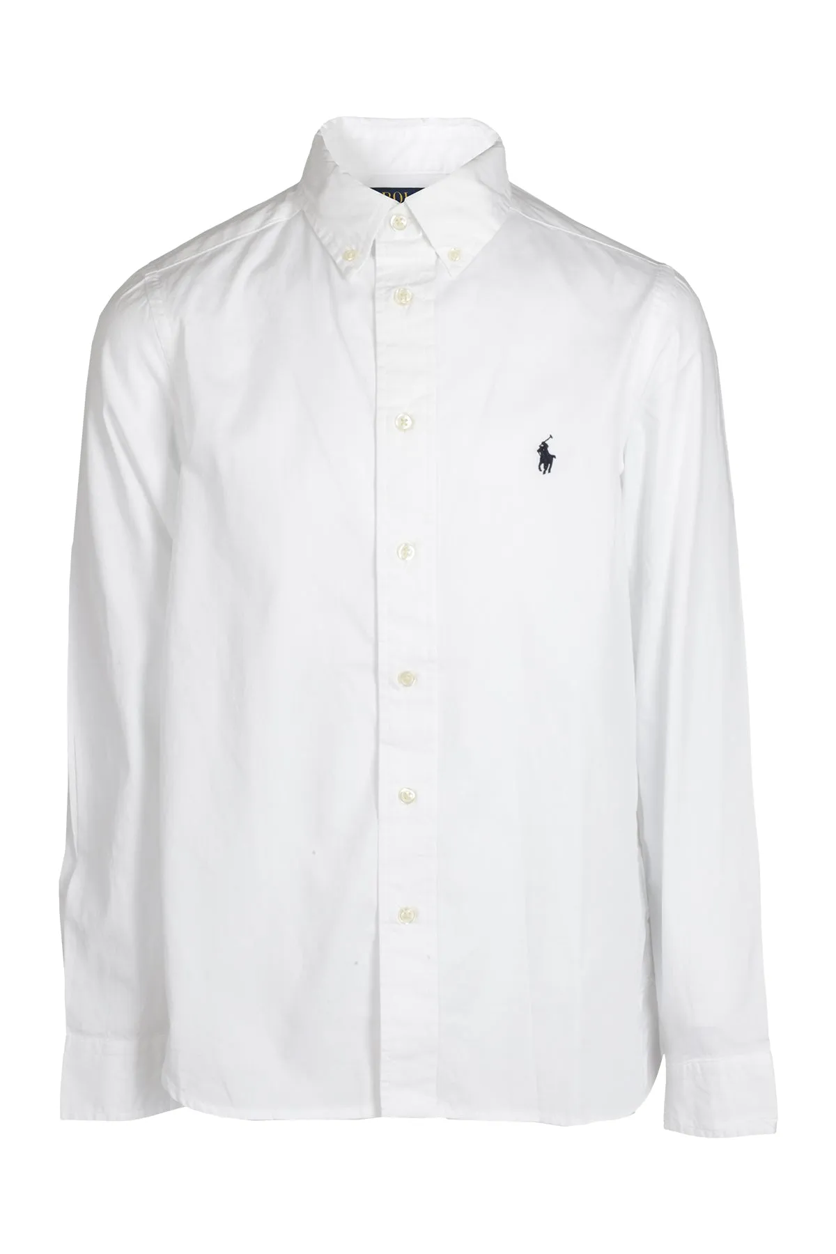 Ralph Lauren Kids Logo Embroidered Long Sleeved Shirt