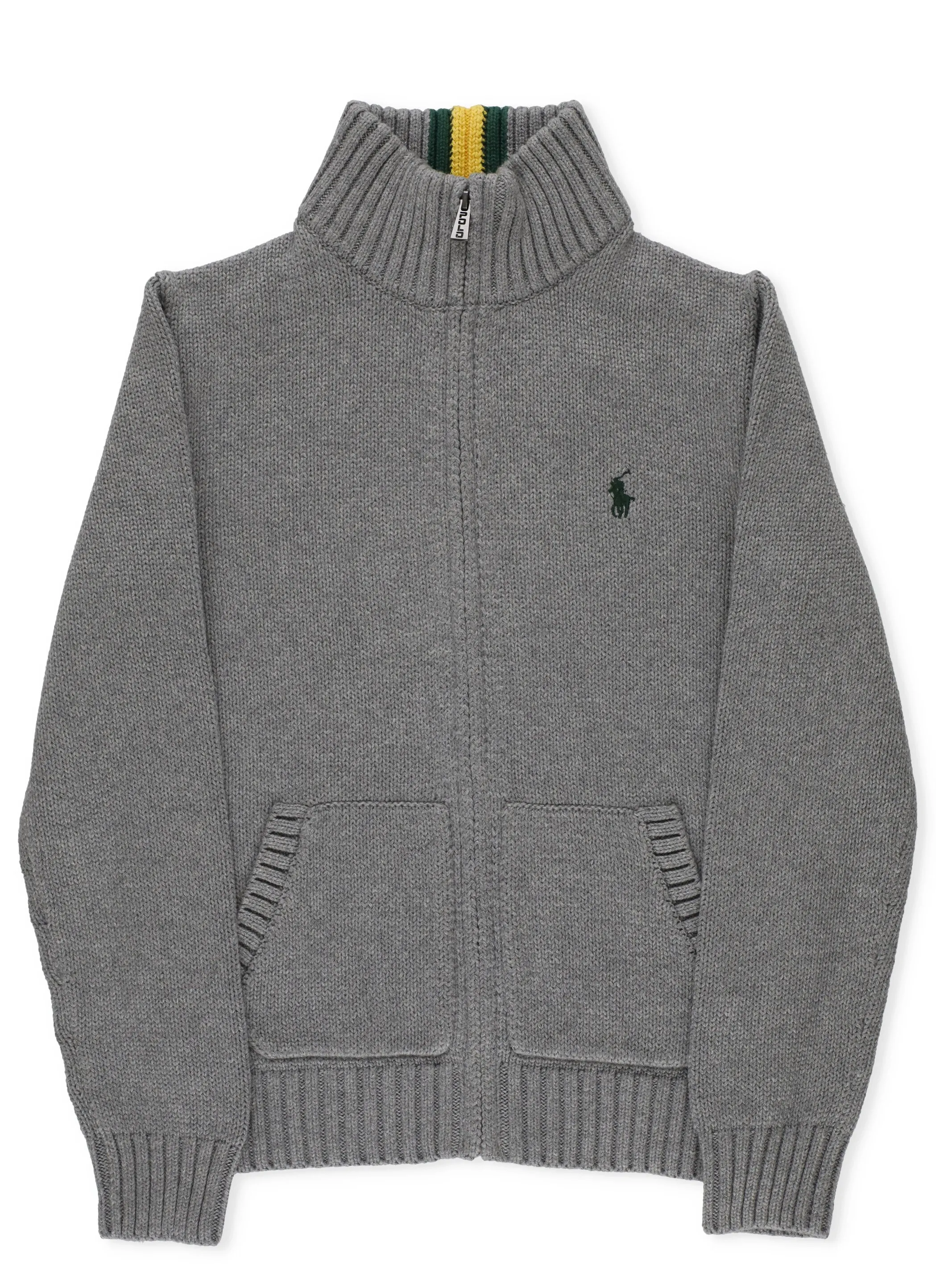 Ralph Lauren Kids Logo Embroidered Zipped Cardigan