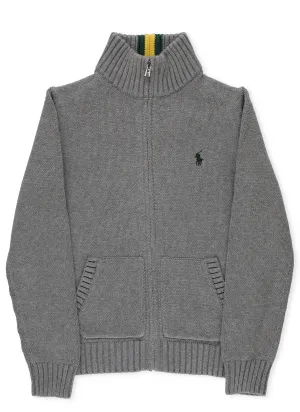 Ralph Lauren Kids Logo Embroidered Zipped Cardigan