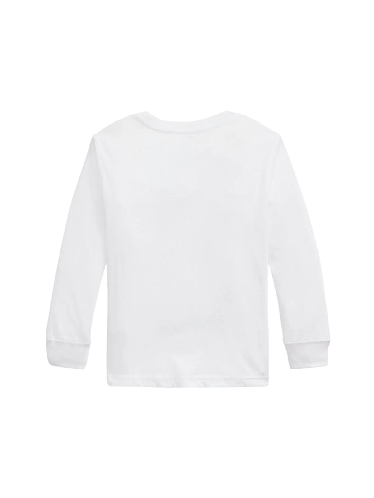 Ralph Lauren Kids Polo Bear Print Crewneck Long-Sleeve T-Shirt