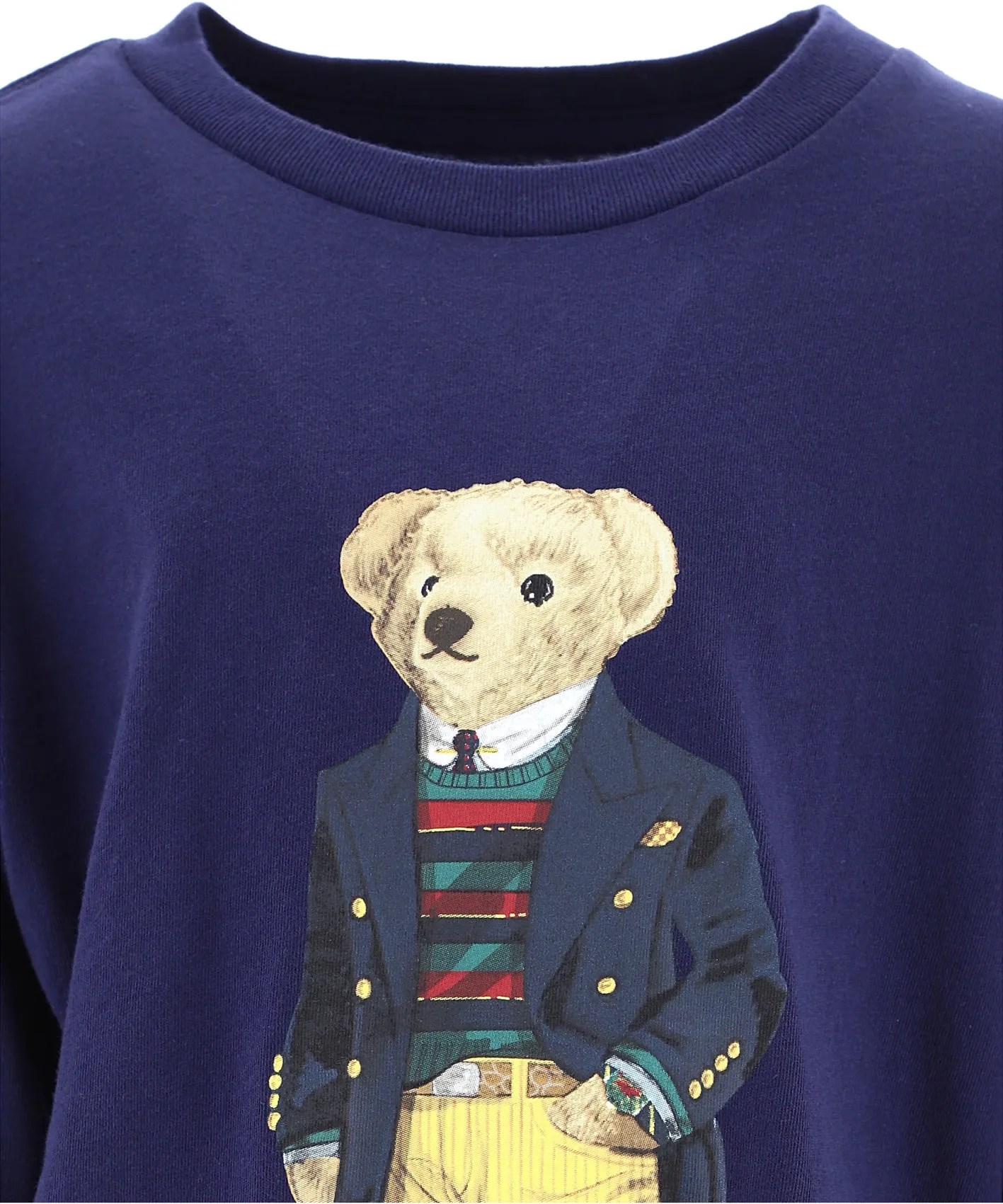 Ralph Lauren Kids Polo Bear Print Long-Sleeve T-Shirt