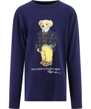 Ralph Lauren Kids Polo Bear Print Long-Sleeve T-Shirt