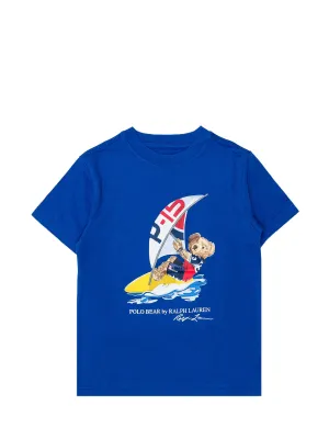 Ralph Lauren Kids Polo Bear Print T-Shirt