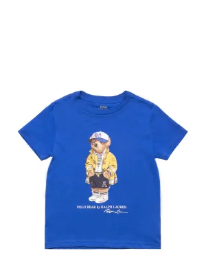 Ralph Lauren Kids Polo Bear Print T-Shirt