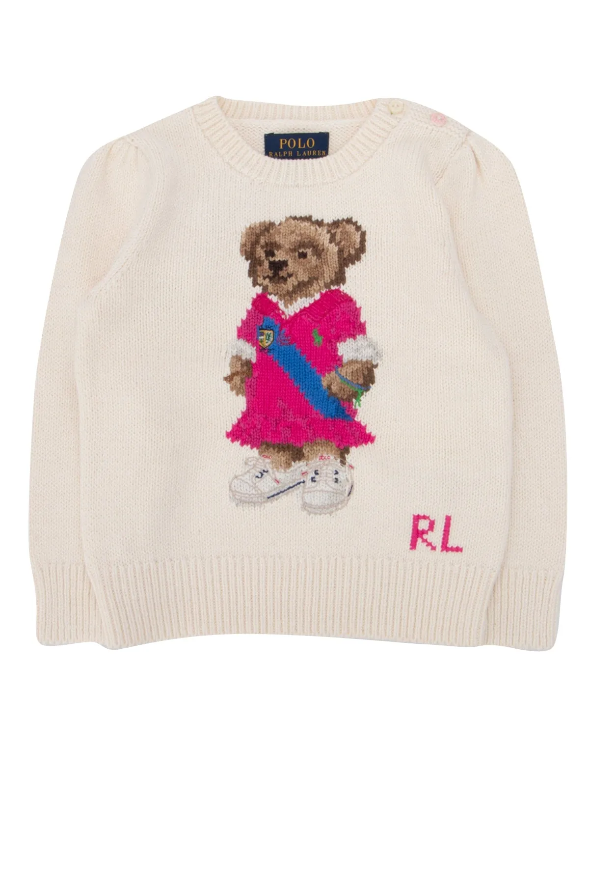 Ralph Lauren Kids Teddy Intarsia Jumper