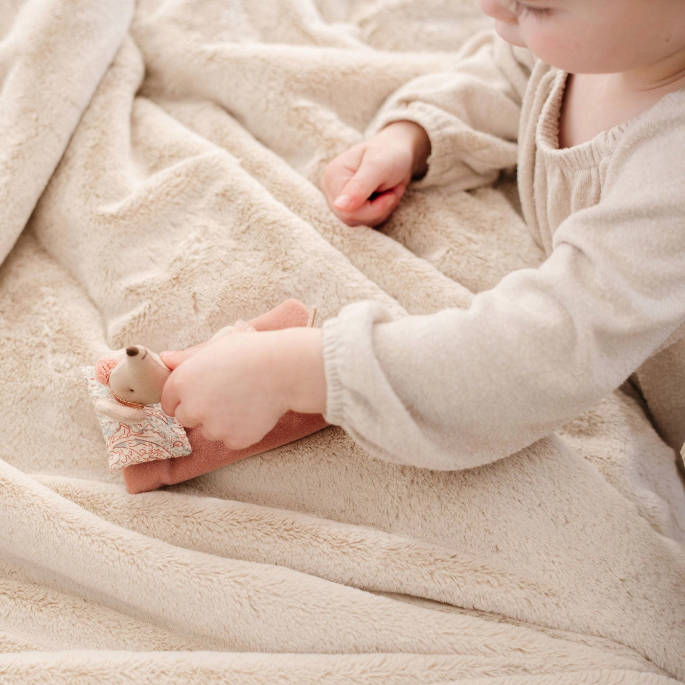 Receiving Lush Blanket