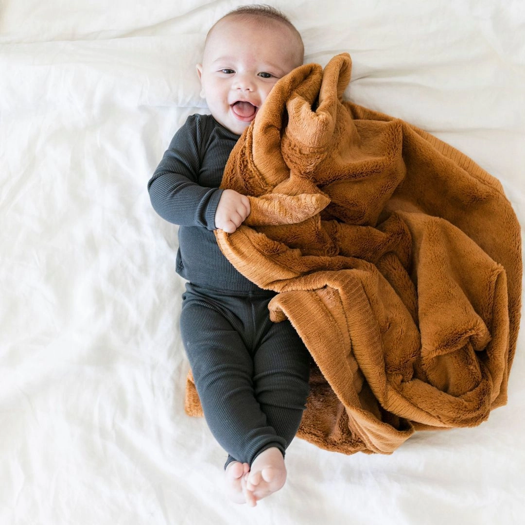 Receiving Lush Blanket