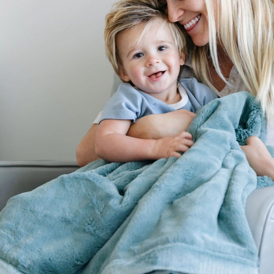 Receiving Lush Blanket