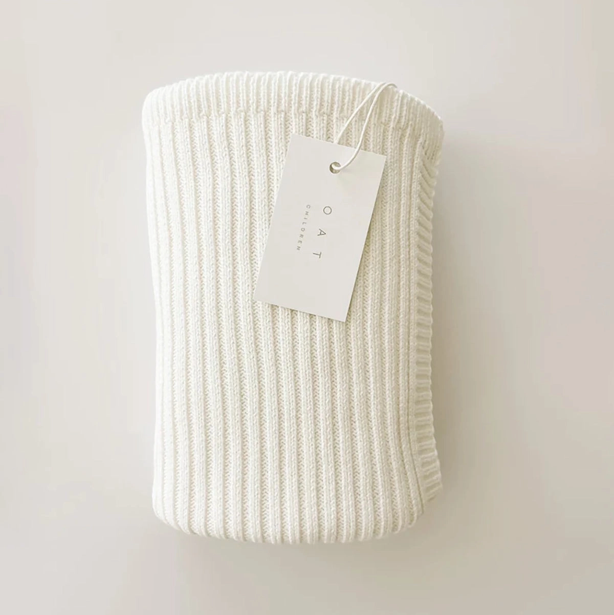 Ribbed Knit Blanket