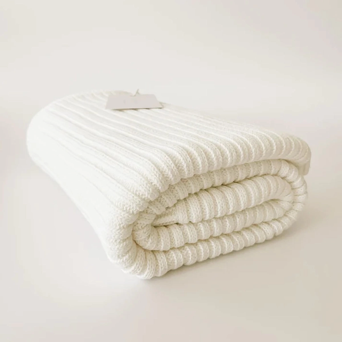 Ribbed Knit Blanket