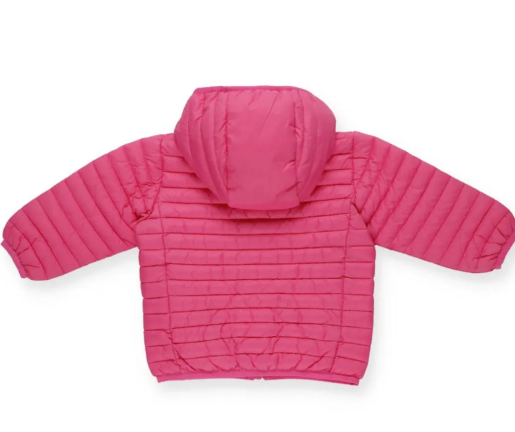 Save The Duck Kids Logo Patch Hooded Jacket