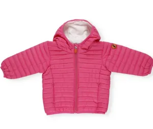 Save The Duck Kids Logo Patch Hooded Jacket