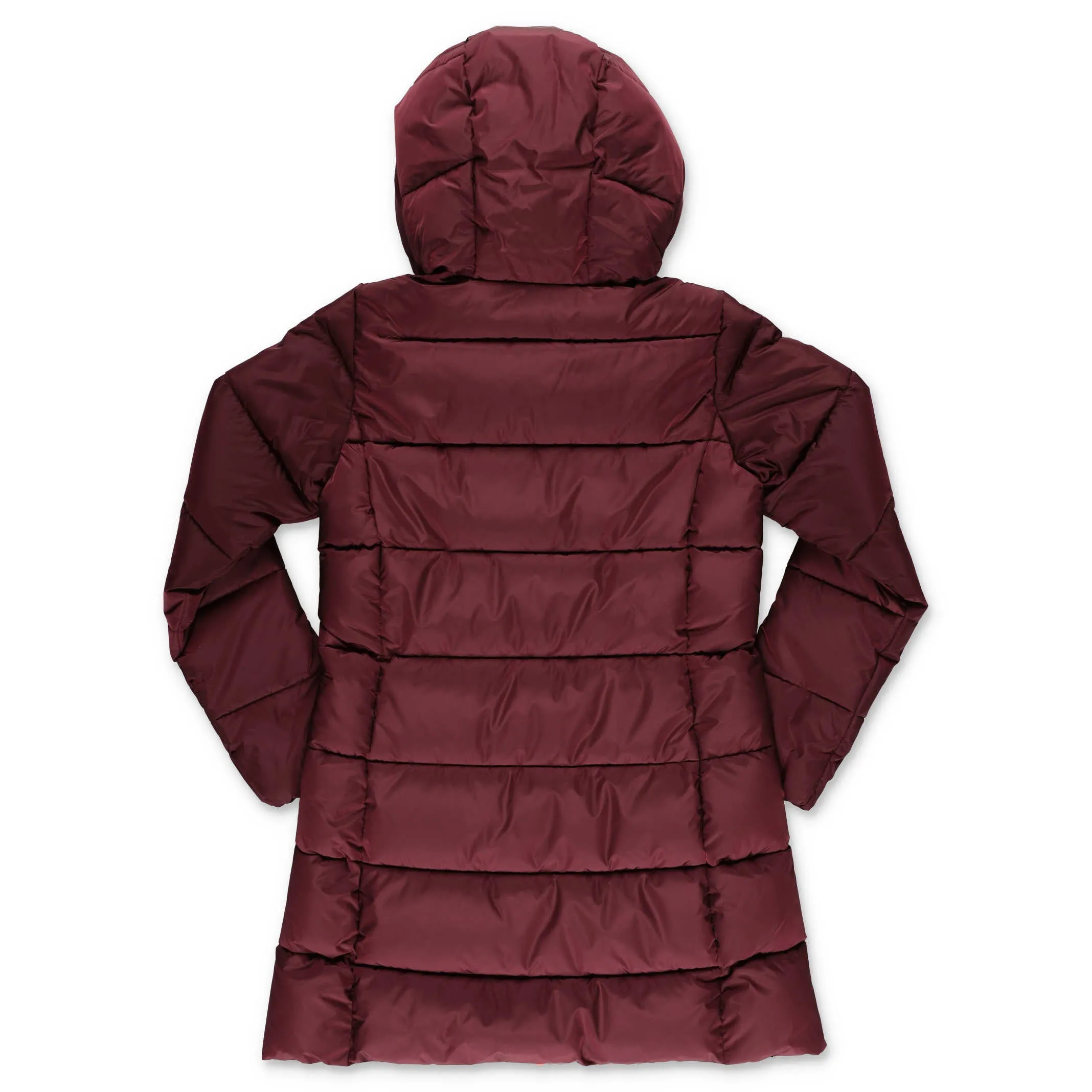 Save The Duck Kids Logo Patch Hooded Puffer Coat