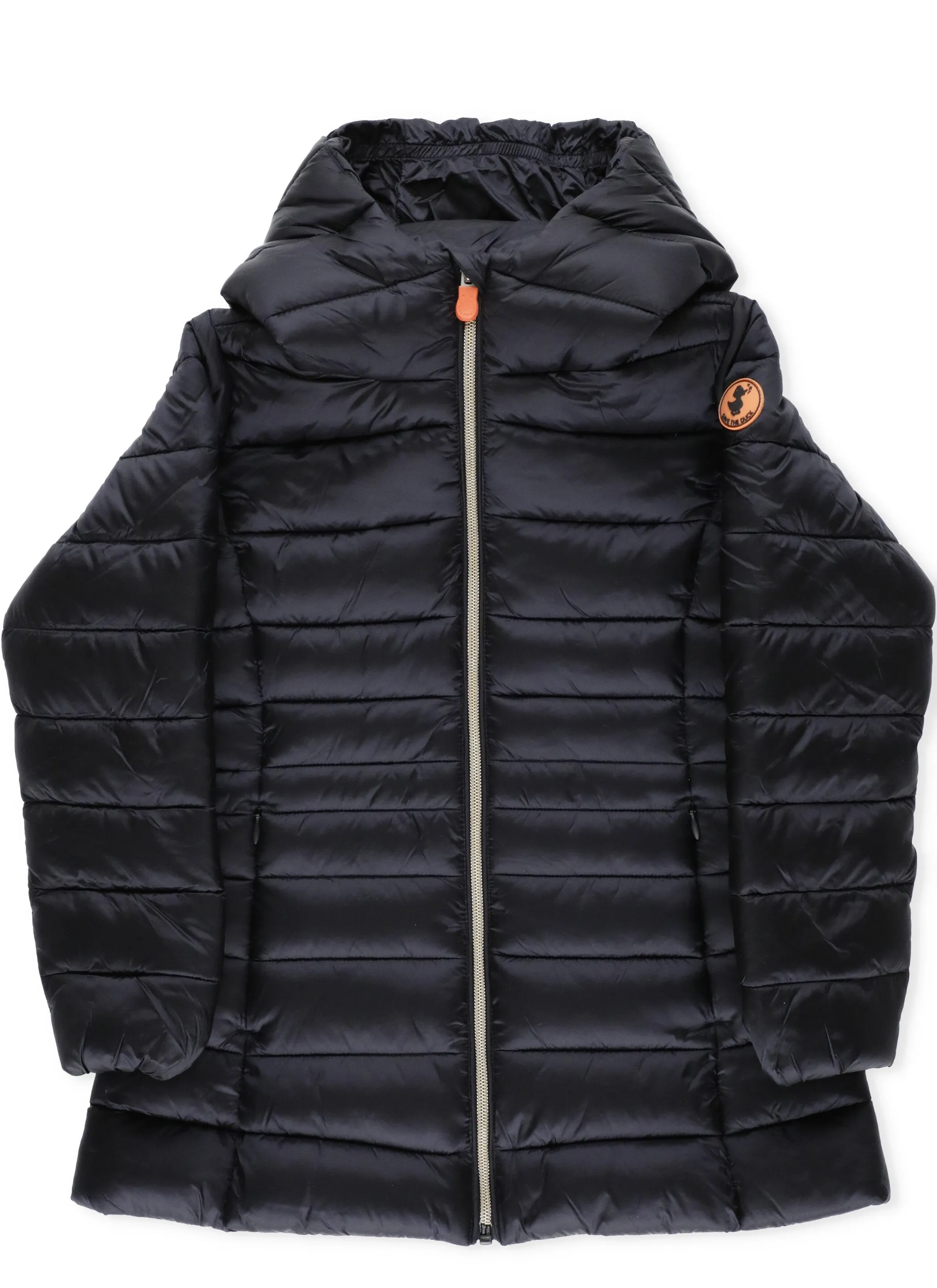 Save The Duck Kids Logo Patch Puffer Jacket