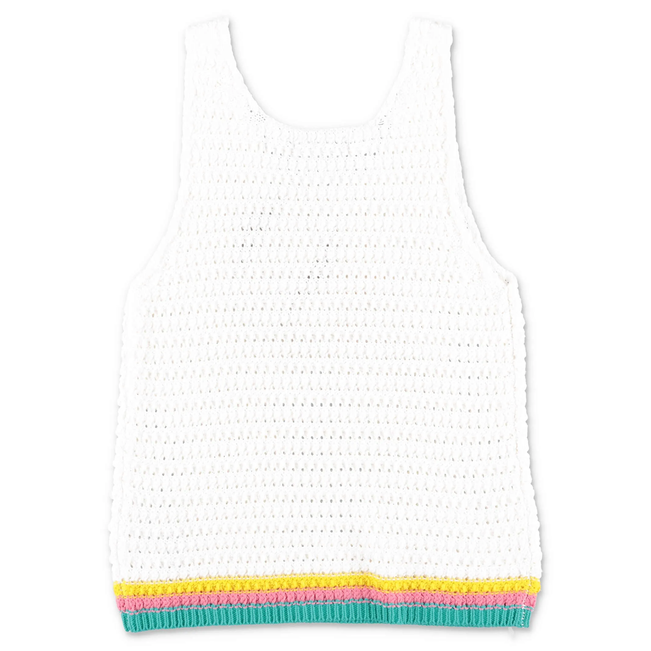 Stella McCartney Kids Butterfly Crochet Tank Top