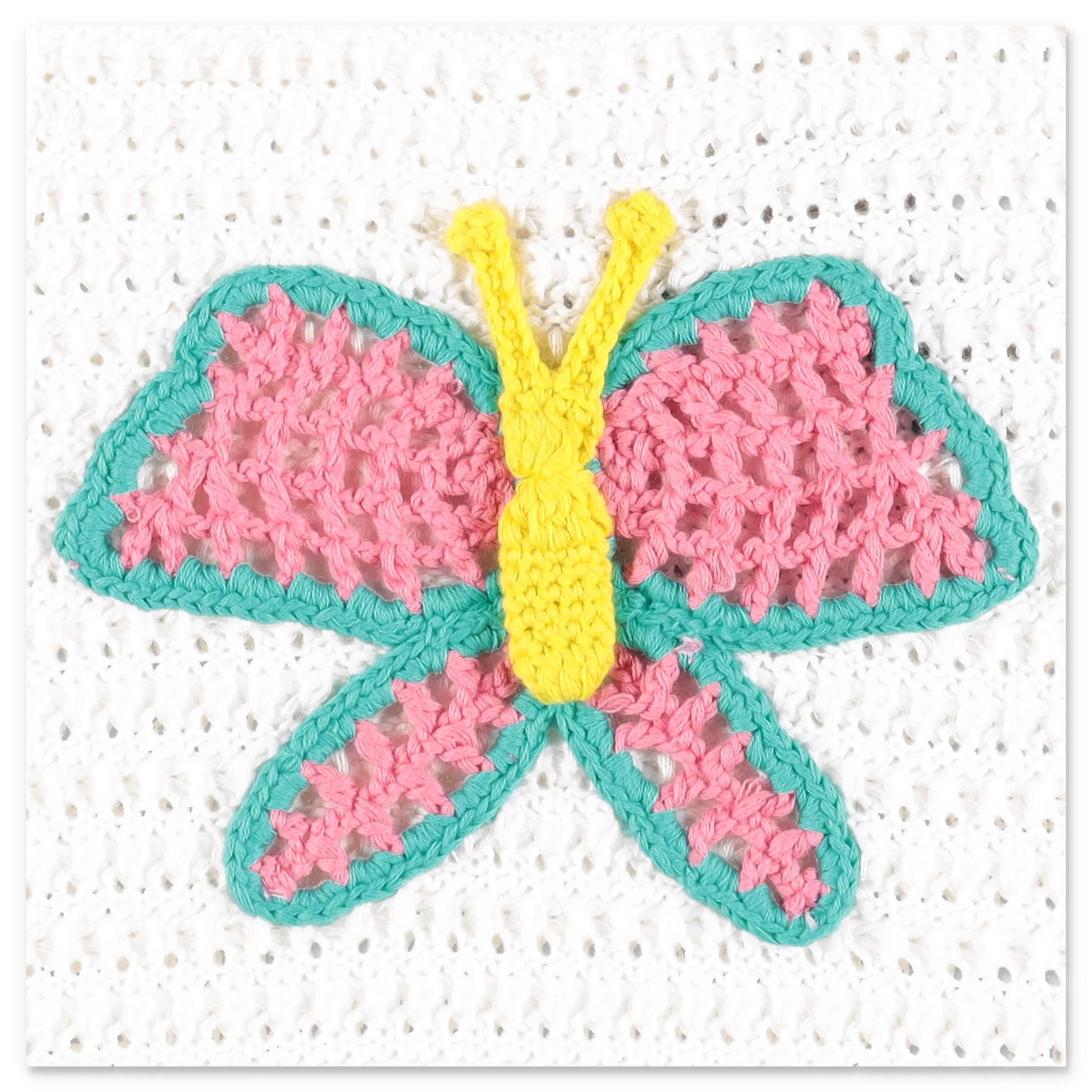 Stella McCartney Kids Butterfly Crochet Tank Top