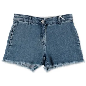 Stella McCartney Kids Butterfly Patch Denim Shorts