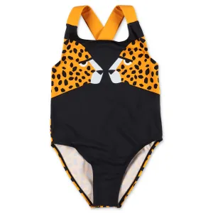 Stella McCartney Kids Cheetah Print One-Piece Swimsuit