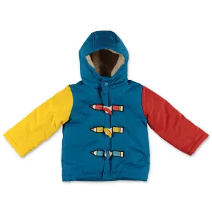 Stella McCartney Kids Colourblock Pencil Puffer Jacket