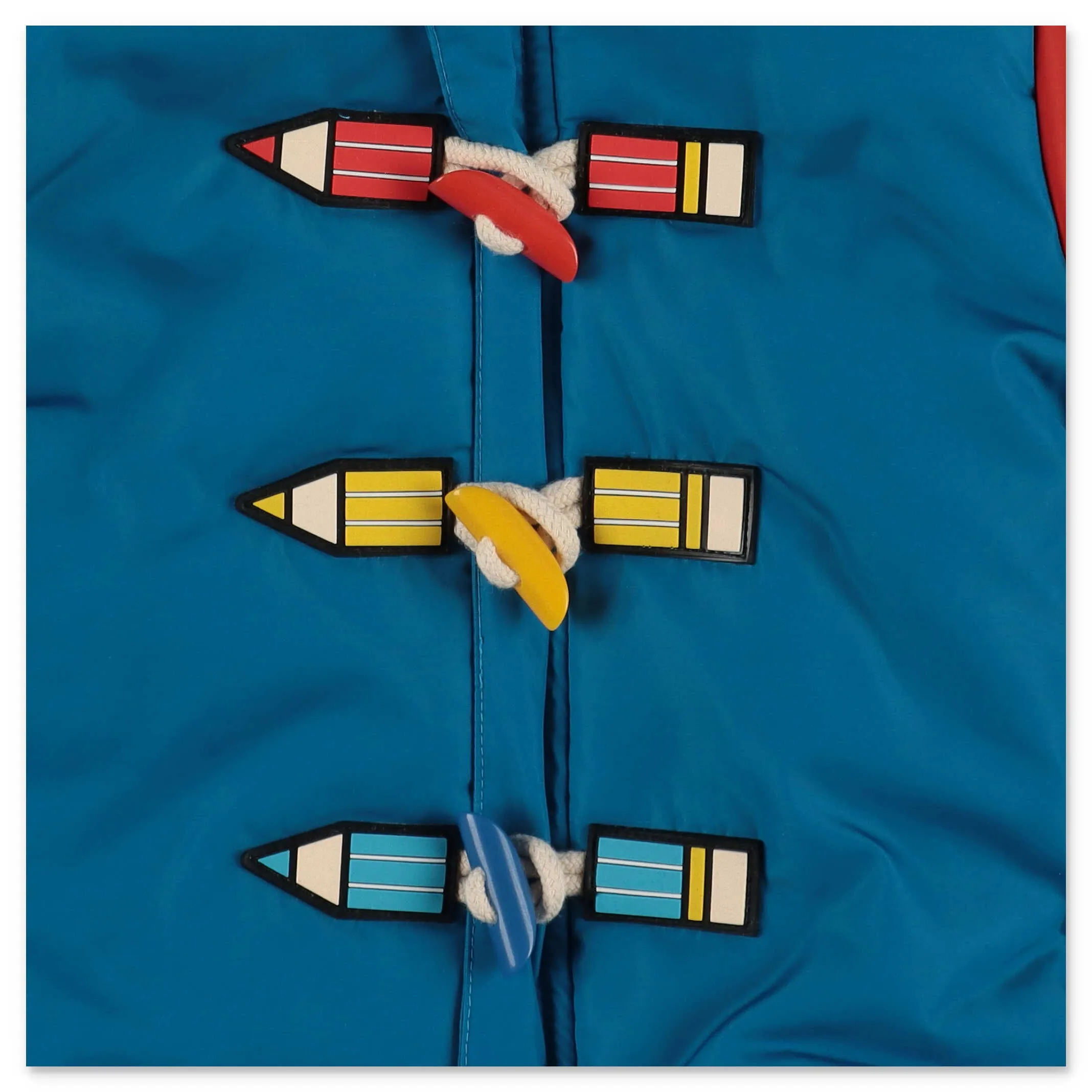 Stella McCartney Kids Colourblock Pencil Puffer Jacket