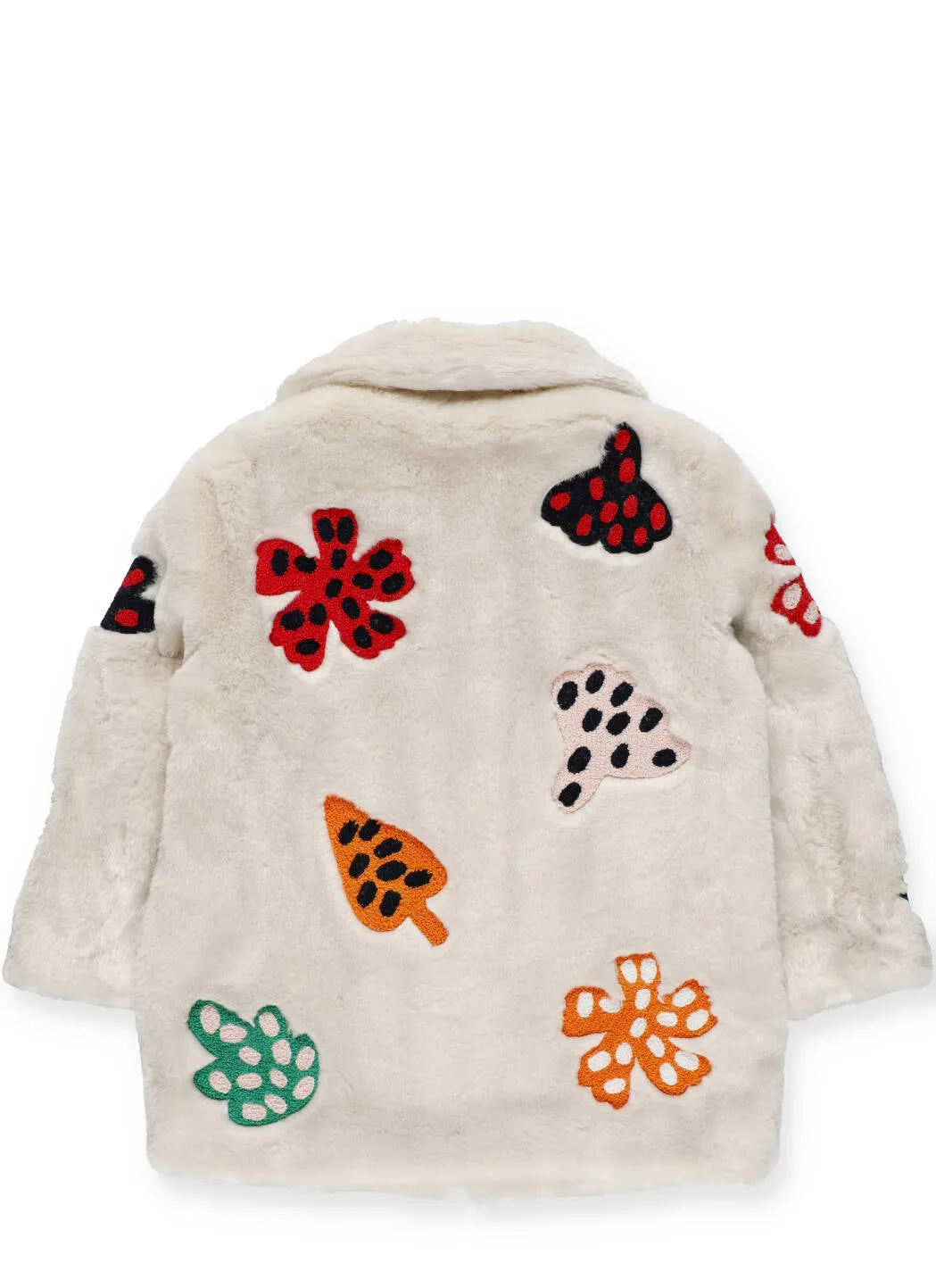 Stella McCartney Kids Embellished Faux Fur Coat
