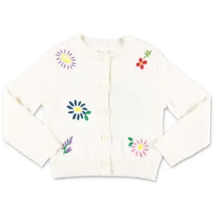 Stella McCartney Kids Embroidered Flowers Cardigan